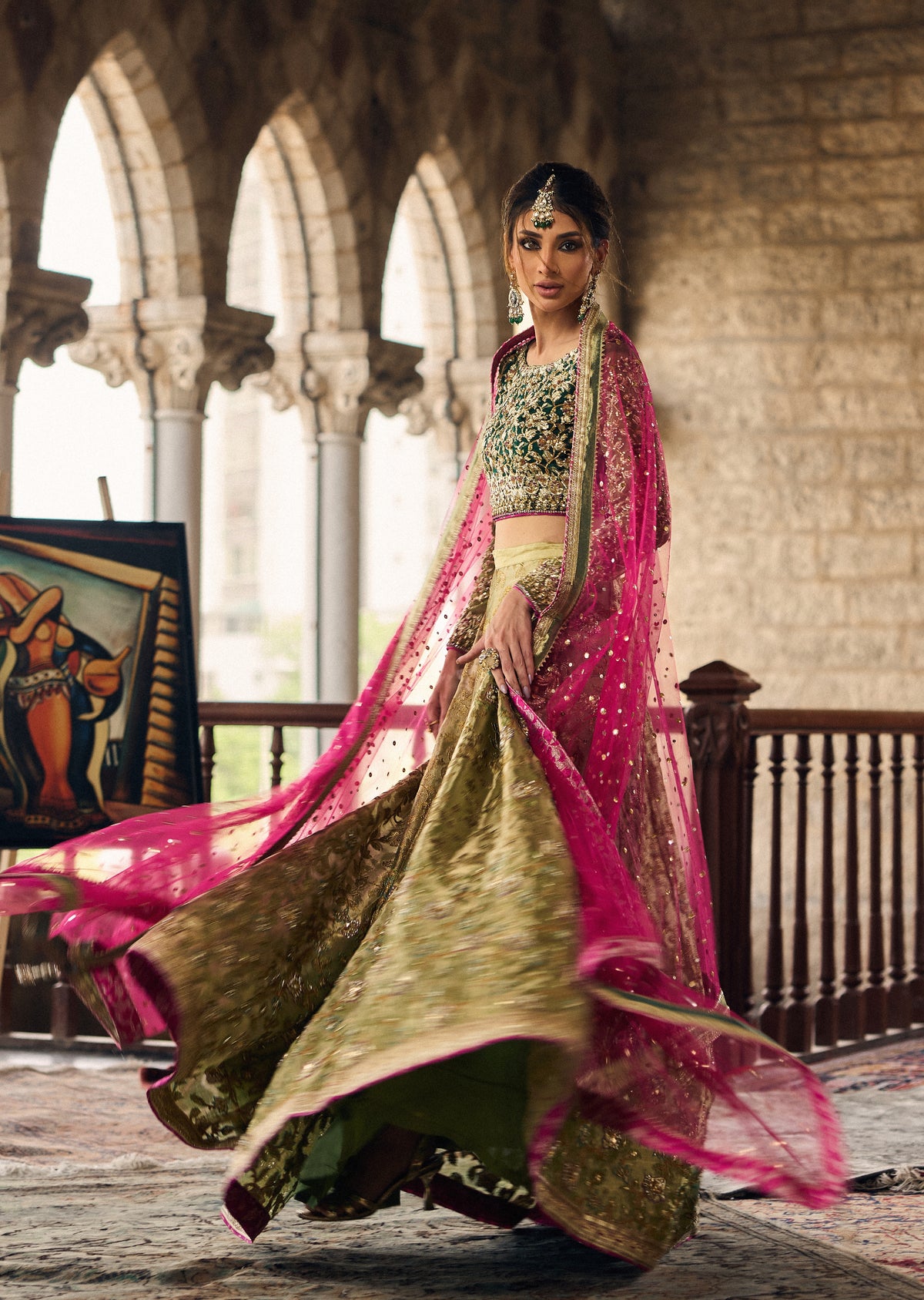 Rose Meridian – Haniya Maison Mehndi | Wedding Wear – view 2