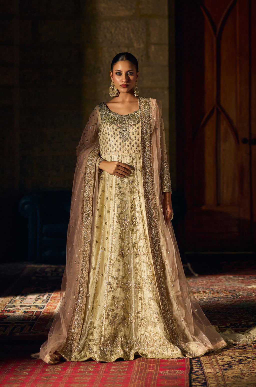 Ivory – Haniya Maison Wedding Wear – view 2