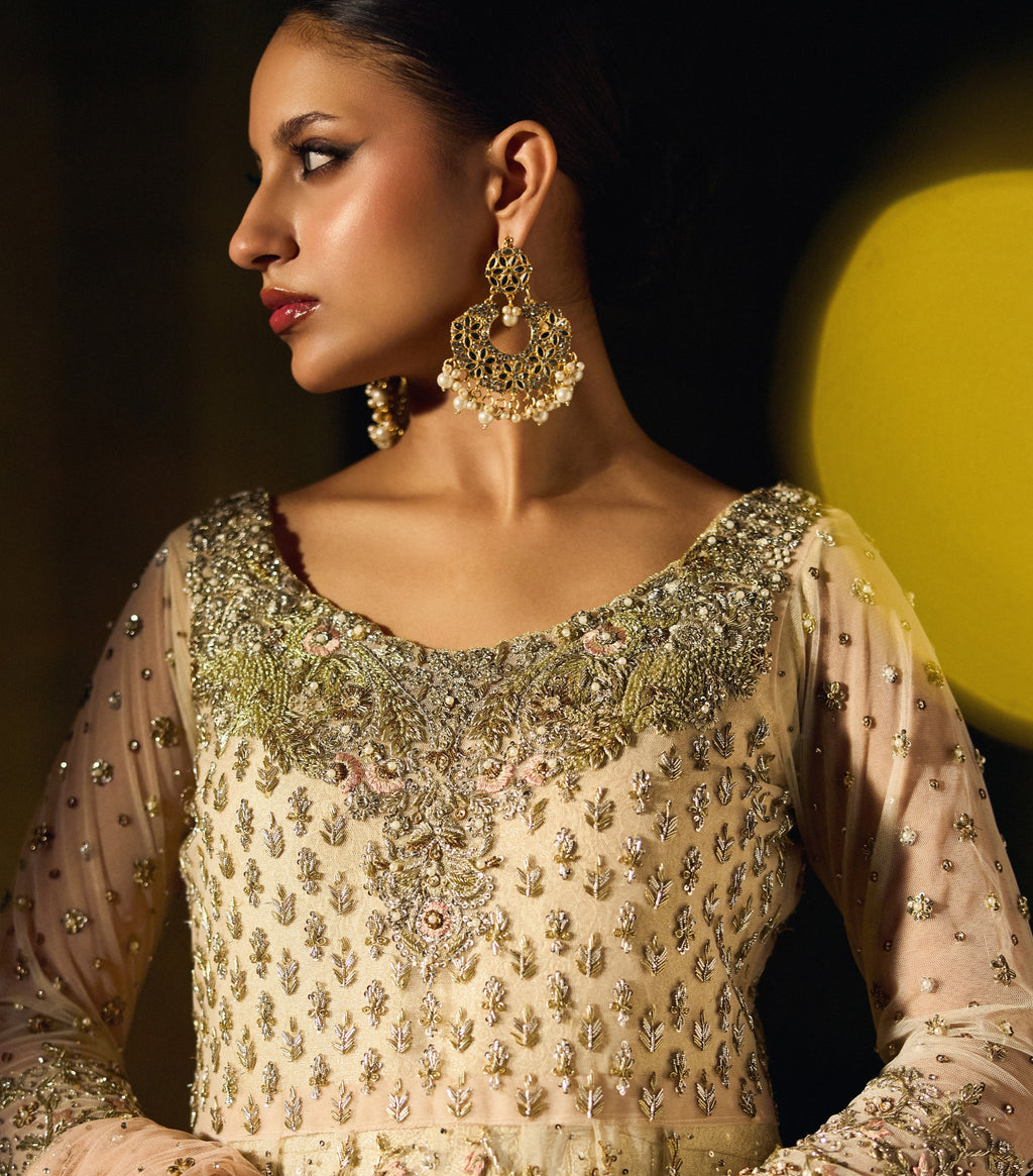 Ivory – Haniya Maison Wedding Wear – view 3