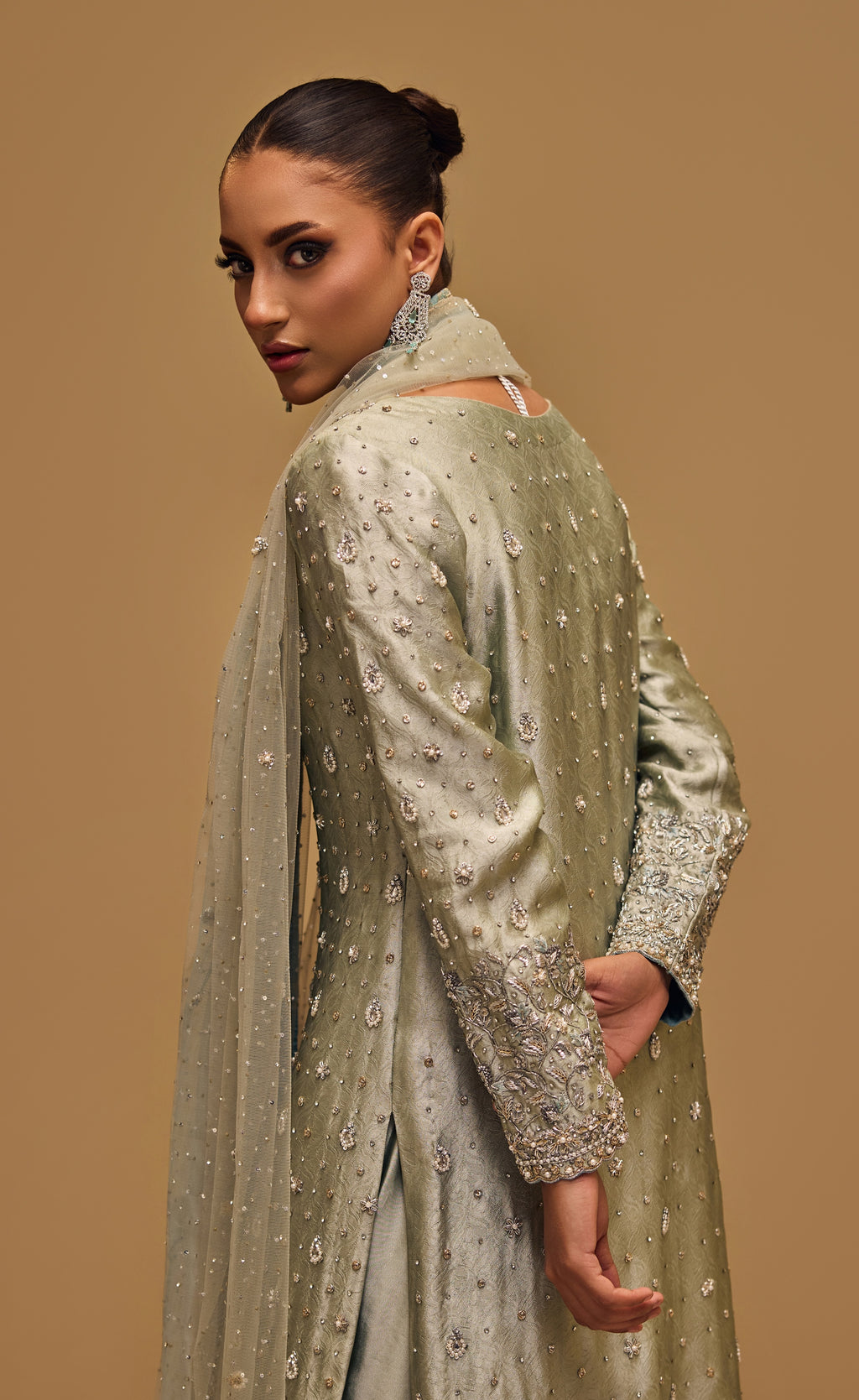 Coral Silk – Haniya Maison Formal – view 4