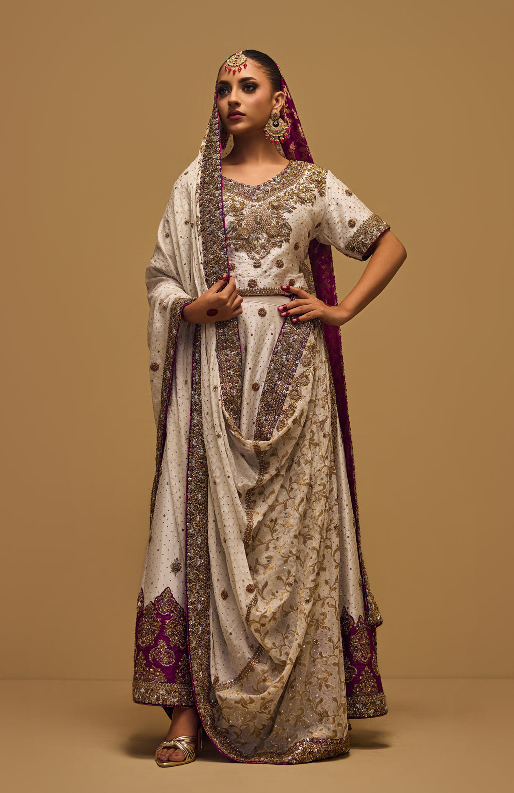 Orchid Ivory – Haniya Maison Nikkah | Wedding Wear – view 2